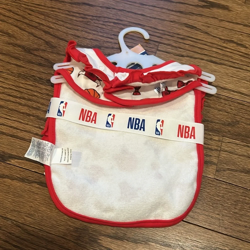 Chicago BULLS Two Pack NBA bib set - BOWS and BASKETBALL
